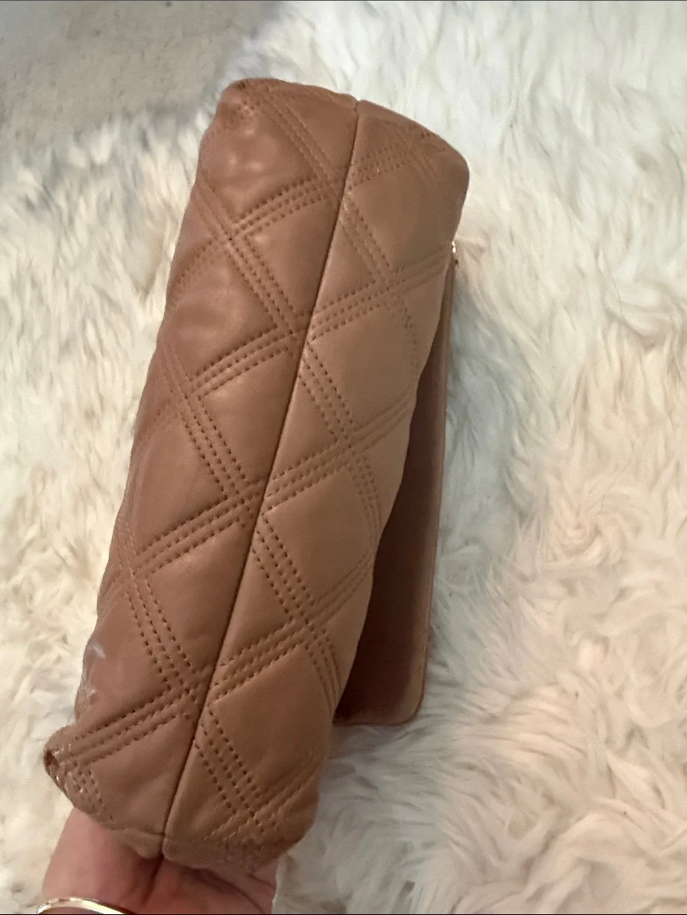 Tory Burch Flemming convertible quilted Bag with Gold Chain